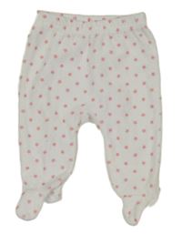 Bílo-růžové sametové polodupky s hviezdami