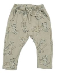 Béžové tepláky so šelmami C&A