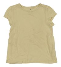 Svetložlté tričko H&M