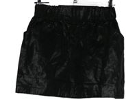 Dámska čierna koženková sukňa Zara