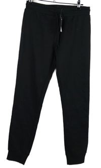 Nové - Dámské černé cuff tepláky Primark 