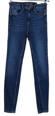 Dámske modré skinny rifle Sinsay
