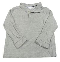 Svetlosivé polo tričko Zara