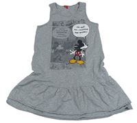 Šedé šaty s Mickey Mousem Esprit
