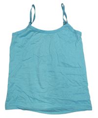 Modrý crop top