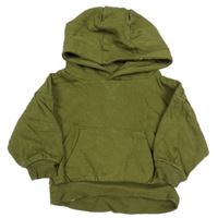Khaki mikina s kapucňou Primark
