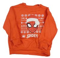 Červená mikina so Spiderman M&S