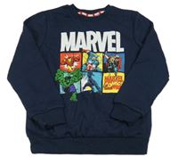 Tmavomodrá mikina s Avengers Marvel