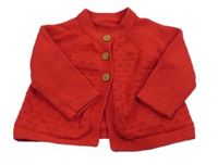 Červený prepínaci sveter Nutmeg