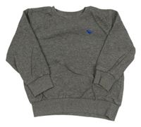 Sivá mikina s výšivkou Next