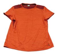 Červeno-vínové sportovní tričko Decathlon