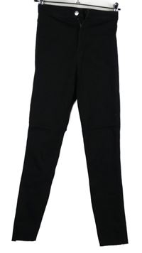 Dámské černé high waist rifle Vice