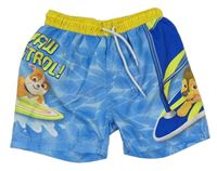 Modro-žluté plážové kraťasy - Tlapková patrola Nickelodeon