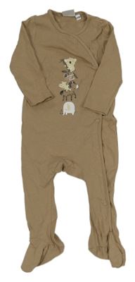 Hnedý overal so zvířaty