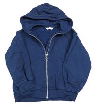 Tmavomodrá prepínaci mikina s kapucňou zn. M&S