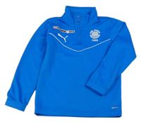 Modrá športová mikina s potlačou Puma