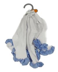 Nové - 4x biele ponožky s volánikmi