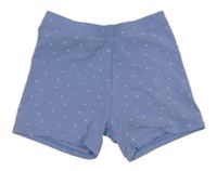 Modré elastické kraťasy s hviezdami F&F