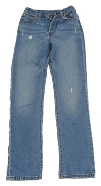 Modré rifle s vyšúchaním