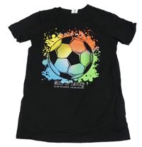 Černé tričko s míčem Chapter young