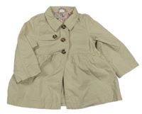 Béžový plátěný jarní kabátek H&M