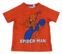 Červené sportovní tričko se Spidemanem H&M