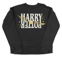 Tmavošedá mikina Harry Potter