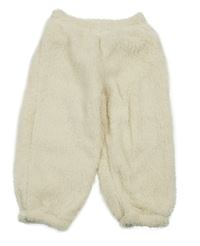 Smotanové chlpaté nohavice