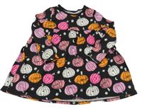 Čierne bavlnené šaty s dýněmi George
