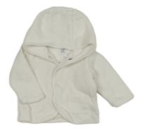 Biely prepínaci podšitý sveter s kapucňou C&A