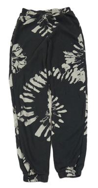 Tmavošedo-šedé batikované tepláky H&M