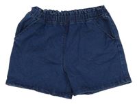 Tmavomodré rifľové kraťasy Yigga