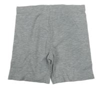 Sivé melírované legínové kraťasy Pocopiano