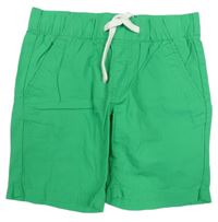 Zelené plátěné kraťasy H&M