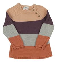 Barevný pruhovaný svetr Topomini