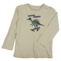 Béžové tričko s dinosaurom Topolino
