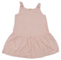 Bielo-ružová prúžkovaná šatová tunika H&M