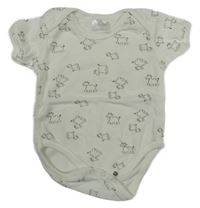Biele body so žirafami 