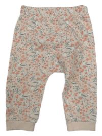 Svetloružové kvetované tepláky Matalan