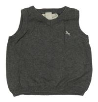 Sivá svetrová vesta H&M