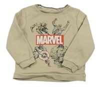 Béžová mikina s Avengers George