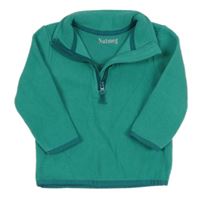 Zelenotyrkysová fleecová mikina zn. Nutmeg