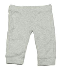 Světlešedé melírované tepláky