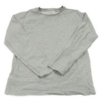 Šedé melírované žebrované mikinotriko Next