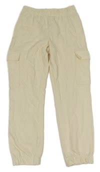 Smetanové cargo tepláky PRIMARK