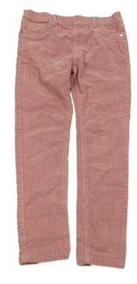 Staroružové elastické manšestráky so srdiečkami