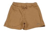 Hnedé teplákové kraťasy s nášivkou ZARA