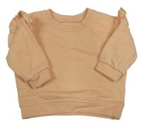 Svetlooranžová mikina s volánikmi George