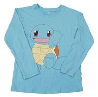 Azurové triko s pokémonem H&M