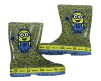 Žluto-modré holinky s Mimoni vel. 29